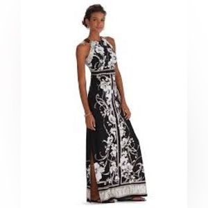 White House Black Market maxi floral dress size medium.  Beautiful condition.